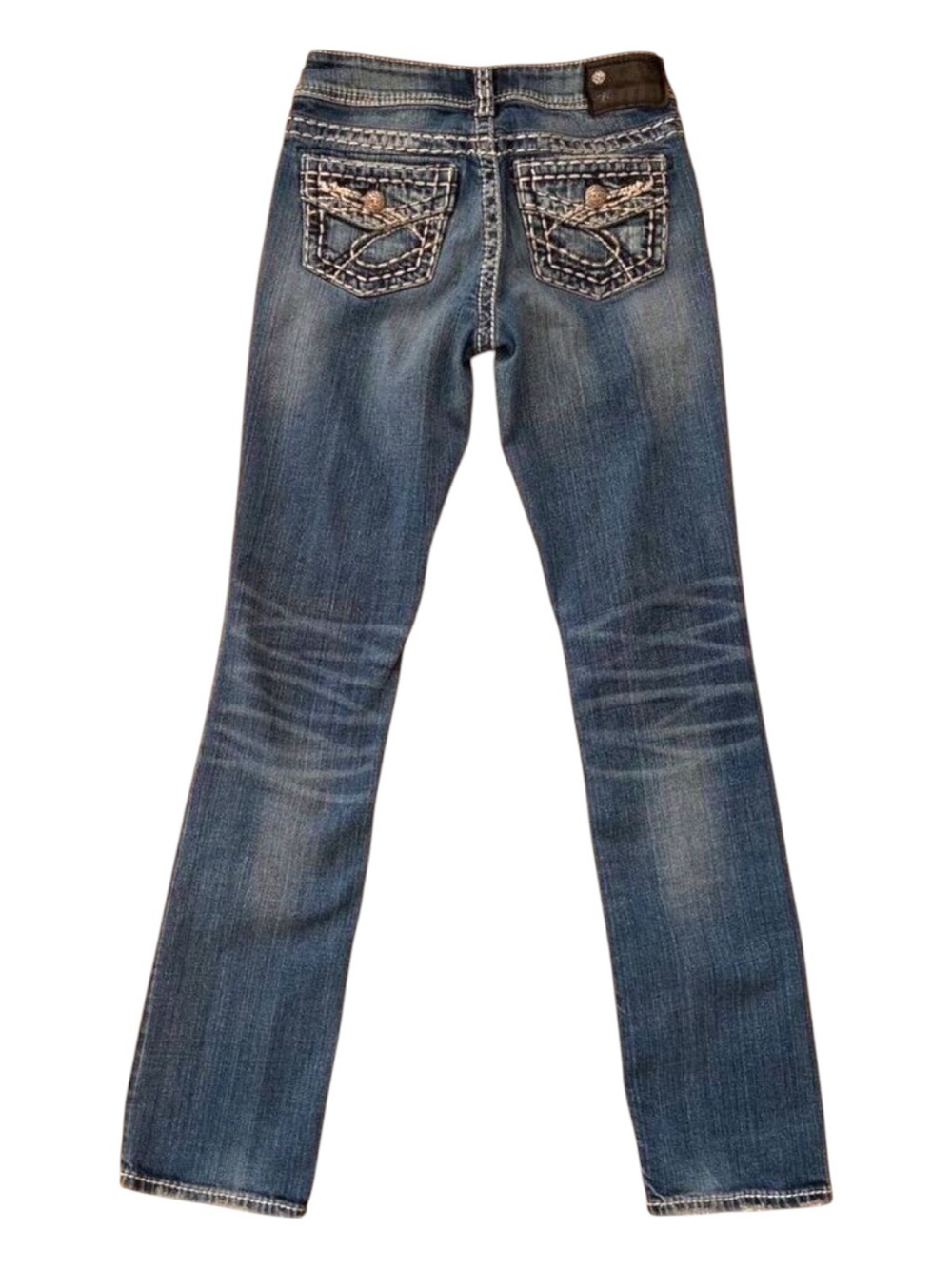 Silver Jeans Co. Suki Mid Straight leg 25 Womens Blue Denim Straight Leg Jeans